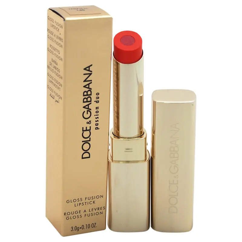 Dolce and Gabbana Passion Duo Gloss Fusion Lipstick - 140 Tropical by Dolce and Gabbana for Women - 0.1 oz Lipstick
