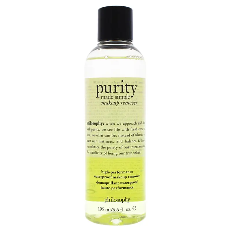 Philosophy Purity Made Simple Makeup Remover High-Performance Waterproof by Philosophy for Women - 6.7 oz Makeup Remover