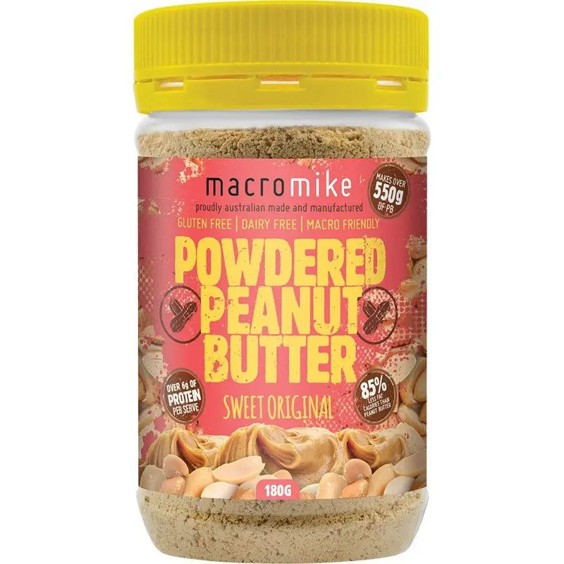 Macro Mike Powdered Peanut Butter Sweet Original 180g
