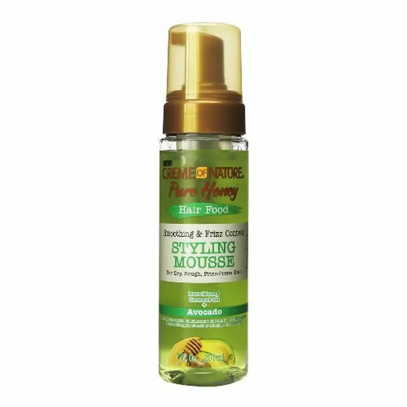 Creme of Nature: Pure Honey Hair Food Avocado Mousse 7oz