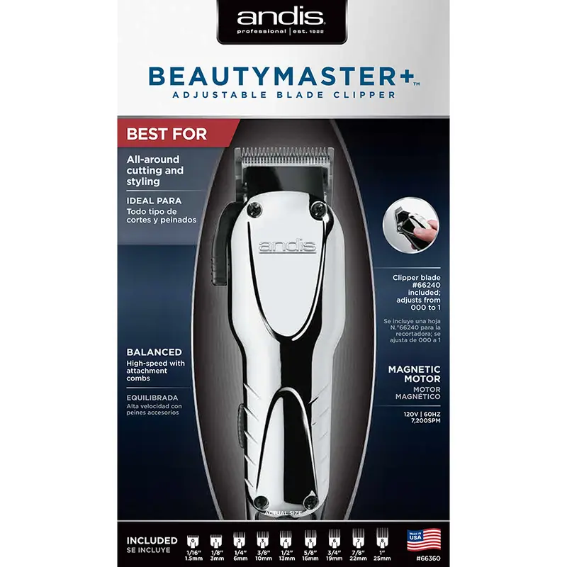ANDIS: Beauty Master + Adjustable Blade Clipper