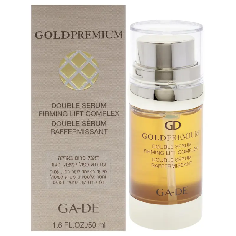 GA-DE Gold Premium Double Serum Firming Lift Complex by GA-DE for Women - 1.6 oz Serum