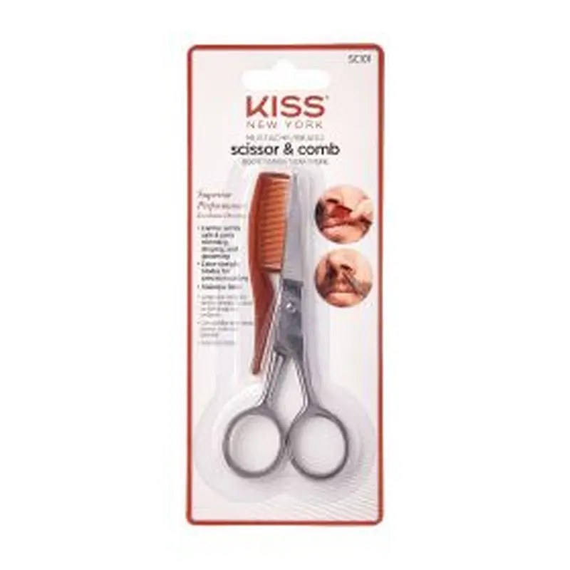 Kiss New York Professional Mustache Scissors #SCI01