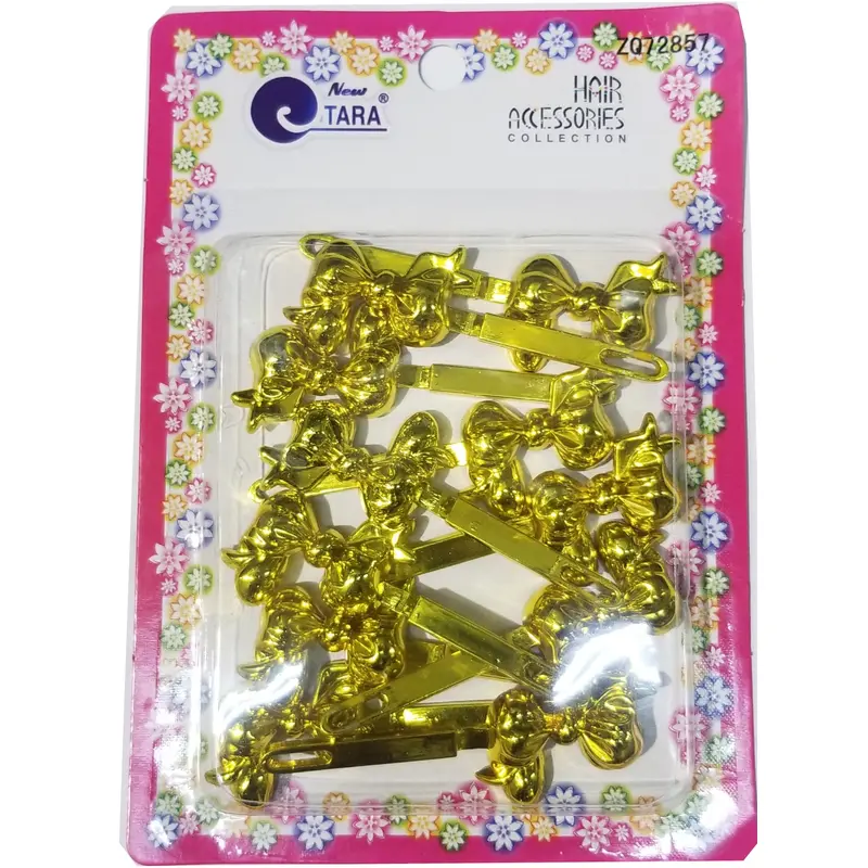 Tara Barrettes - Ribbons Gold #ZQ72857