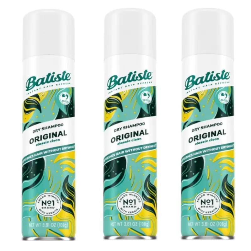 3 Pack Batiste Original Dry Shampoo 3.81 oz