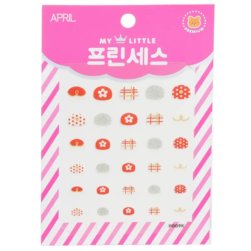 April Korea Princess Kids Nail Sticker - # P009K  1pack