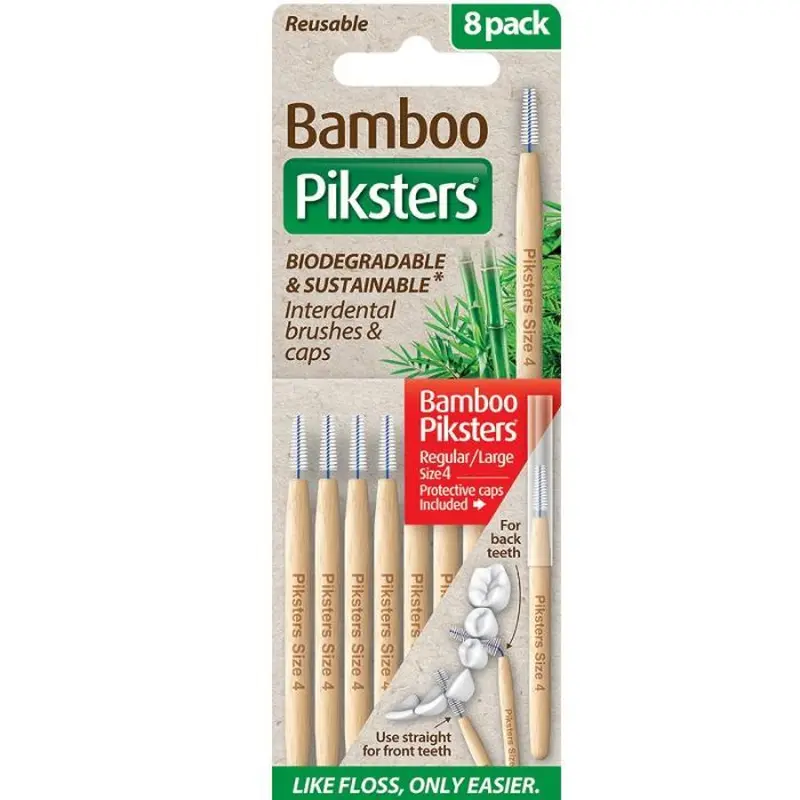 Piksters Bamboo Straight Size 4 8 Pack