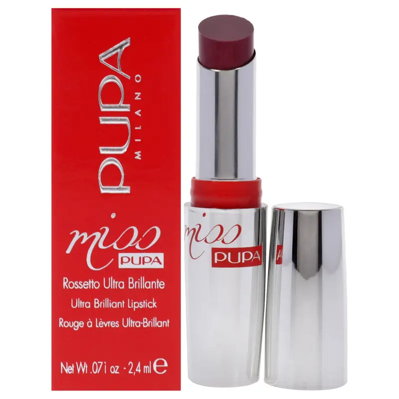 Pupa Milano Miss Pupa Ultra Brilliant Lipstick - 206 Infinitive Mauve by Pupa Milano for Women - 0.071 oz Lipstick