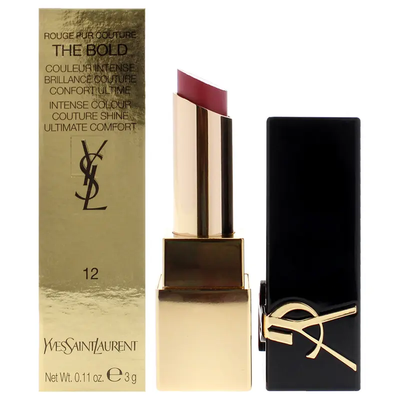 Yves Saint Laurent Rouge Pur Couture The Bold Lipstick - 12 Nu Incongru by Yves Saint Laurent for Women - 0.11 oz Lipstick
