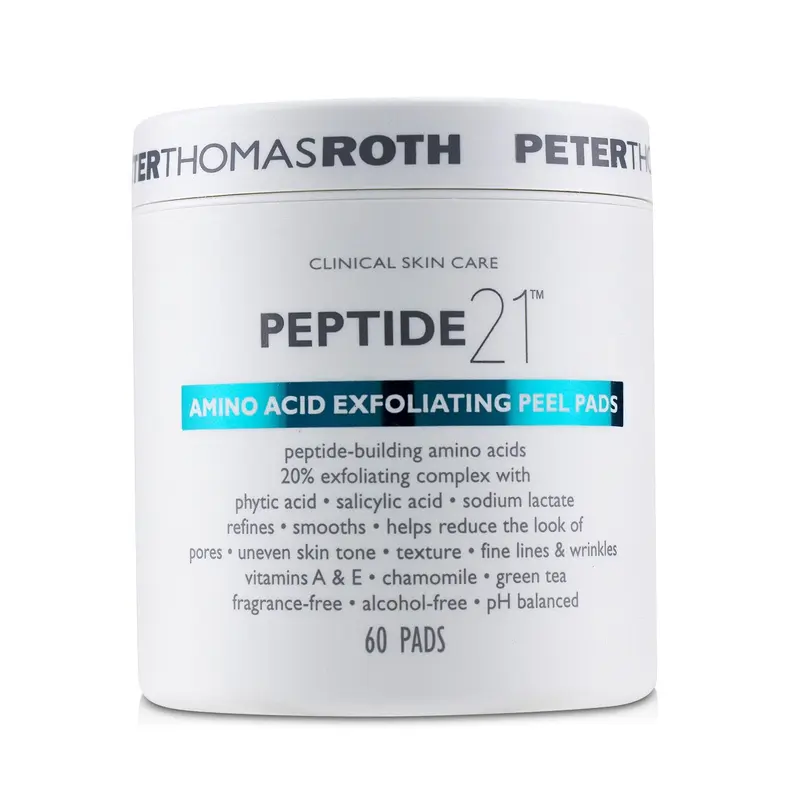 Peter Thomas Roth Peptide 21 Amino Acid Exfoliating Peel Pads  60pads