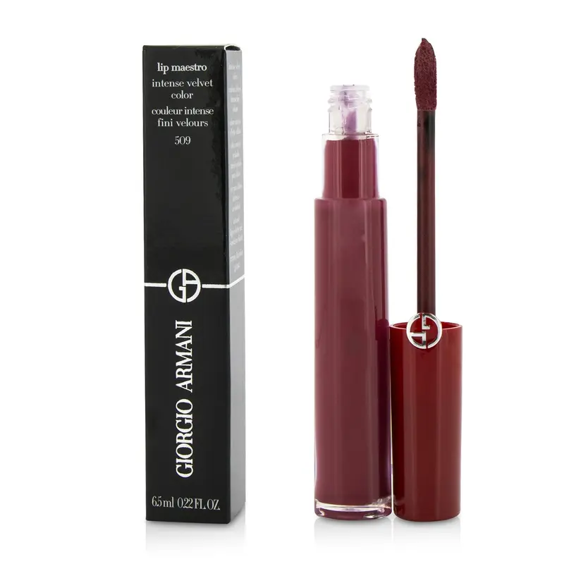 Giorgio Armani Lip Maestro Intense Velvet Color (Liquid Lipstick) - # 509 (Ruby Nude)  6.5ml/0.22oz