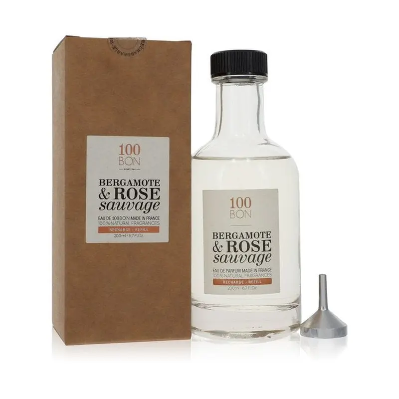 100 Bon Bergamote  Rose Sauvage Refill Eau de Parfum 200ml