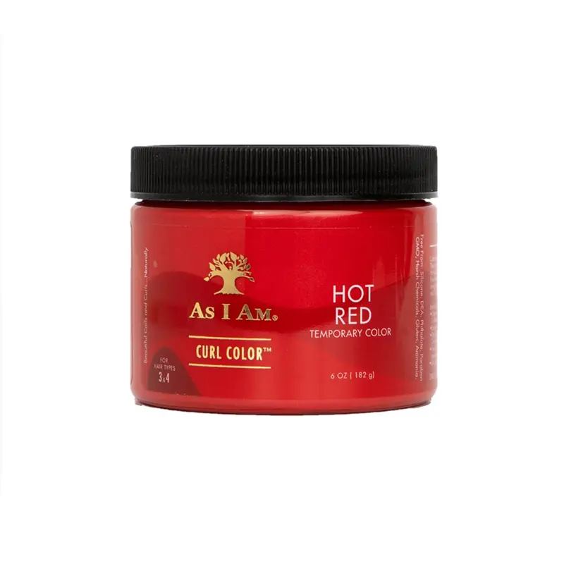 As I Am Curl Color Temporary Hair Color - Hot Red