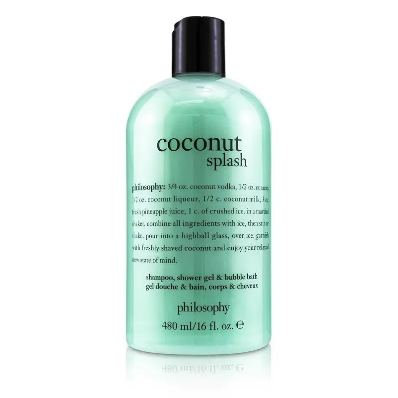 Philosophy Coconut Splash Shampoo, Shower Gel & Bubble Bath  480ml/16oz
