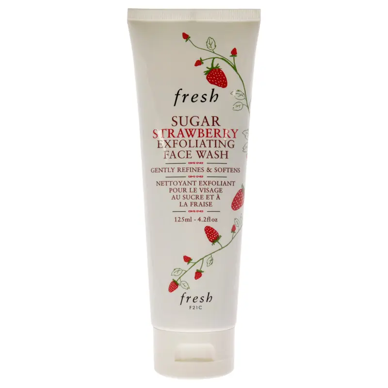 Fresh Sugar Strawberry Exfoliating Face Wash by Fresh for Women - 4.2 oz Cleanser