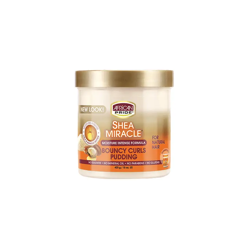 African Pride Shea Miracle Bouncy Curls Pudding 15 oz
