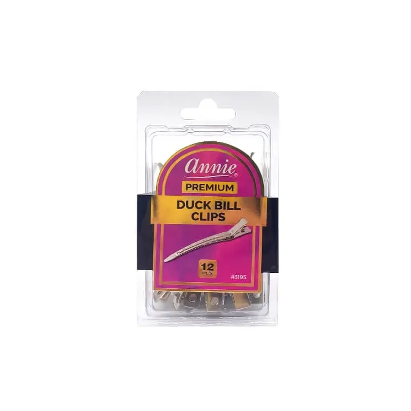 Annie #3195 Premium Duck Bill Clips 12 ct