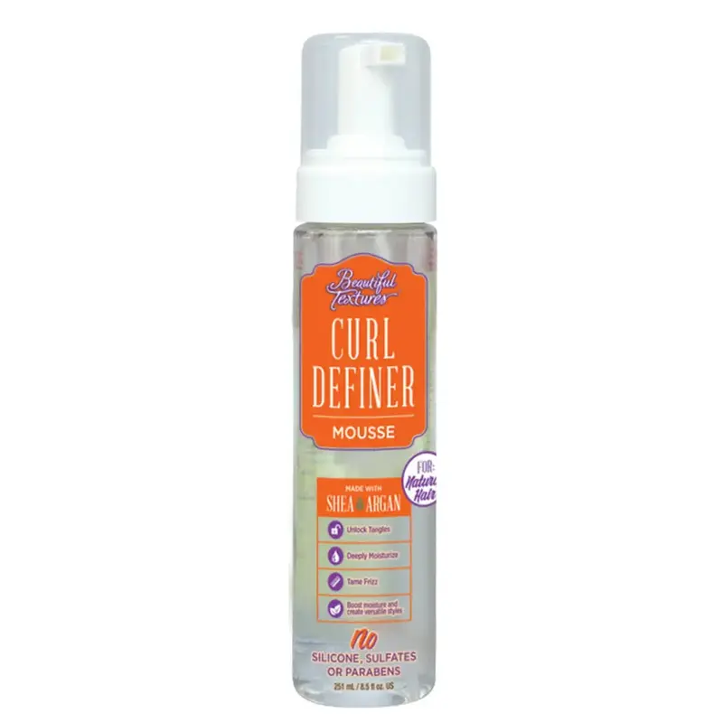 Beautiful Textures Definer Curl Enhancing Pump Hair Styling Mousse with Argan Oil - 8.5 oz