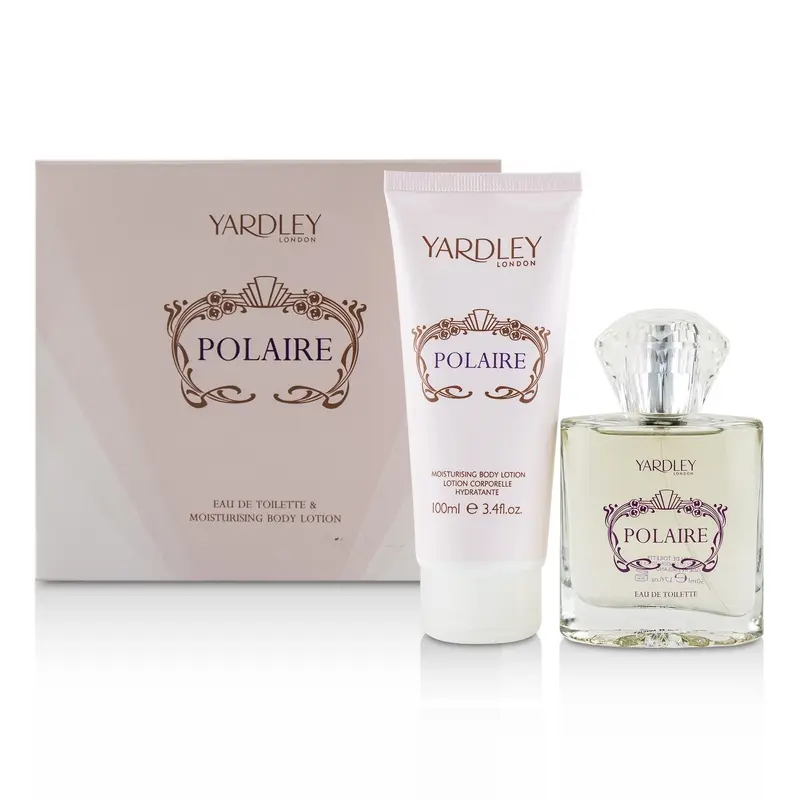 Yardley London Polaire Coffret: Eau De Toilette Spray 50ml/1.7oz + Moisturising Body Lotion 100ml/3.4oz  2pcs