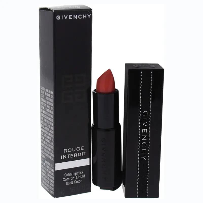 Givenchy Rouge Interdit Satin Lipstick - # 17 Flash Coral by Givenchy for Women - 0.12 oz Lipstick