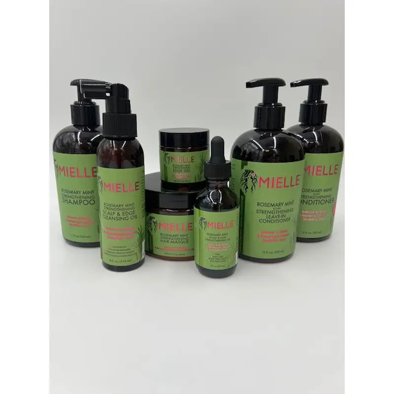 7 Piece Mielle Rosemary Mint Stengthening Hair Care Budle Set