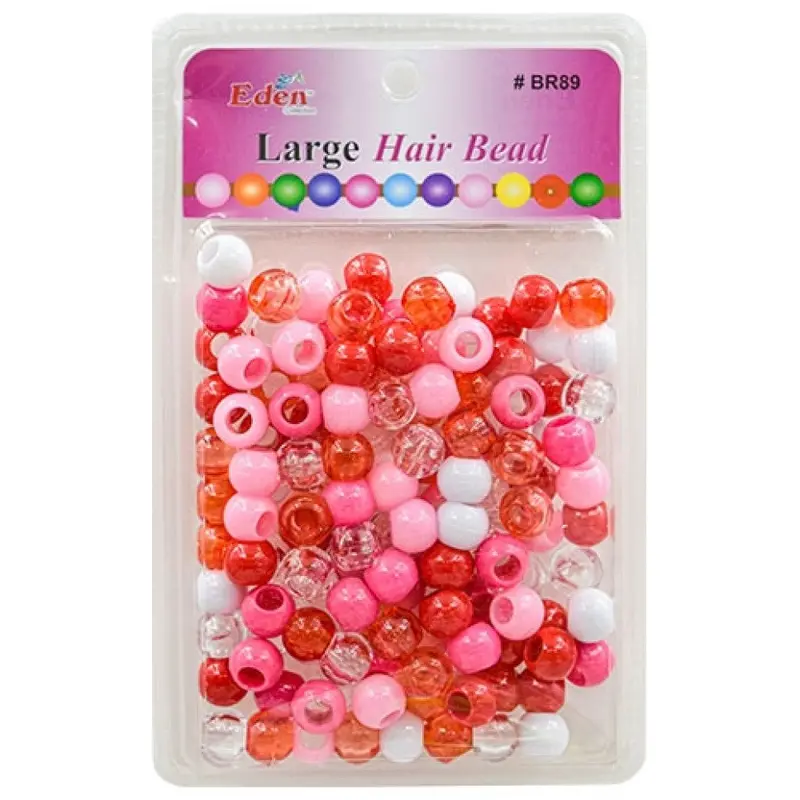 Eden Large Hair Beads Jumbo Pack - Pink Tone Mix #BR89PNK6