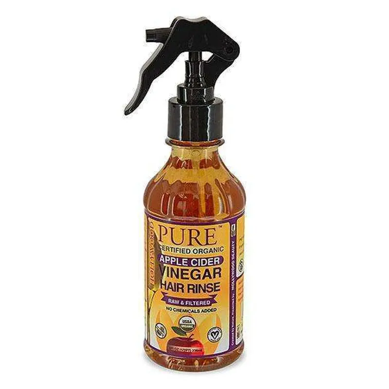 Hollywood Beauty Pure Certified Organic Apple Cider Vinegar Hair Rinse 8oz