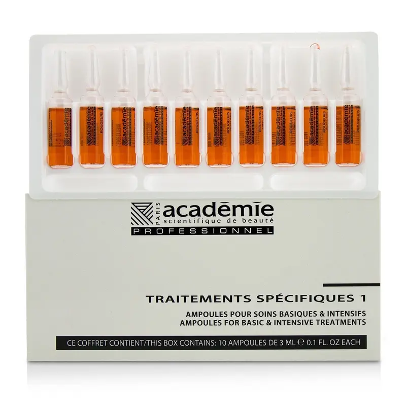 Academie Specific Treatments 1 Ampoules Rougeurs Diffuses - Salon Product  10x3ml/0.1oz