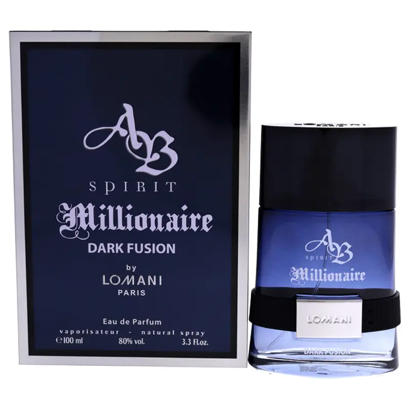 Lomani Ab Spirit Millionaire Dark Fusion by Lomani for Men - 3.3 oz EDP Spray