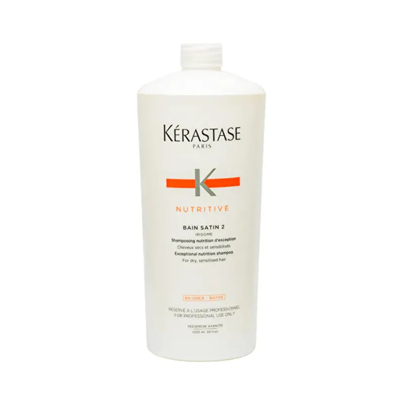 Kerastase Nutritive Bain Satin 2 Exceptional Nutrition Shampoo (For Dry, Sensitised Hair) 1000ml