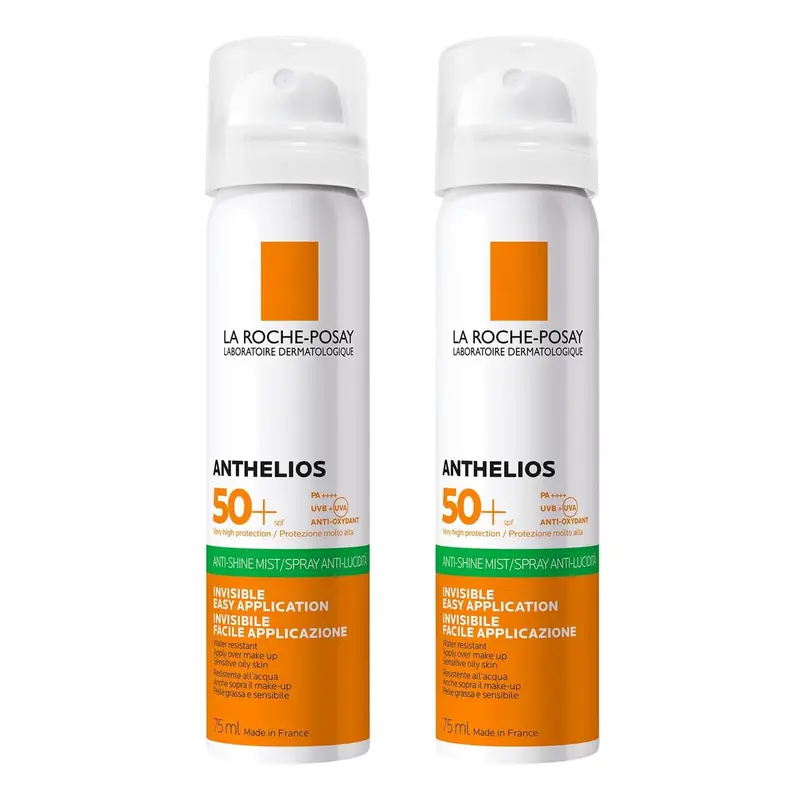 La Roche-Posay Anthelios Invisible Sunscreen Face Mist SPF50 For All Skin Types 75ml Duo Offer