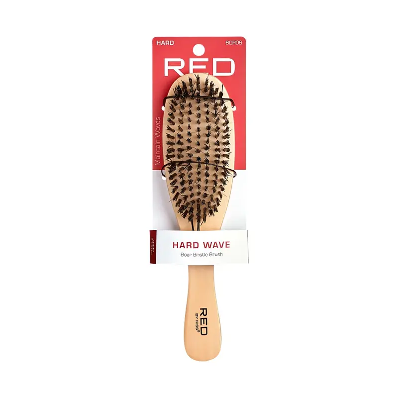 Red by Kiss Hard Wave Bristle Brush