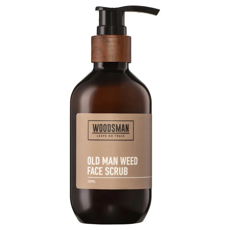 Woodsman Old Man Weed Face Scrub 200ml