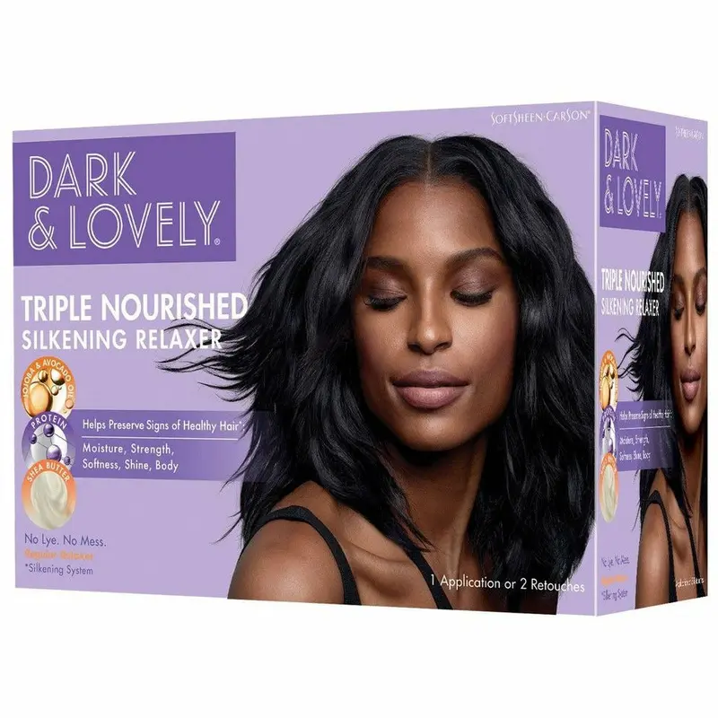 Dark & Lovely: Triple Nourished Silkening Relaxer