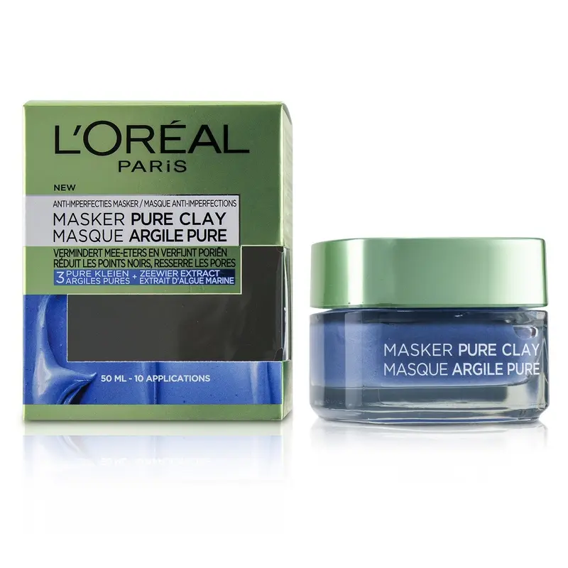 L'Oreal Pure Clay Mask - Anti-Imperfections Mask  50ml/1.7oz