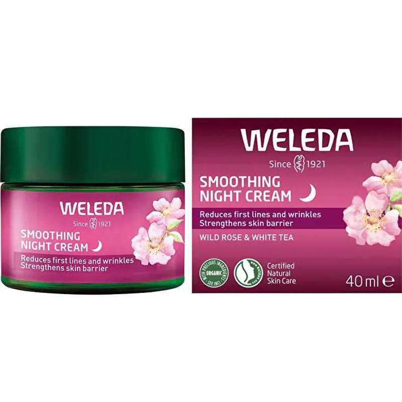 Weleda Smoothing Night Cream Wild Rose & White Tea 40ml