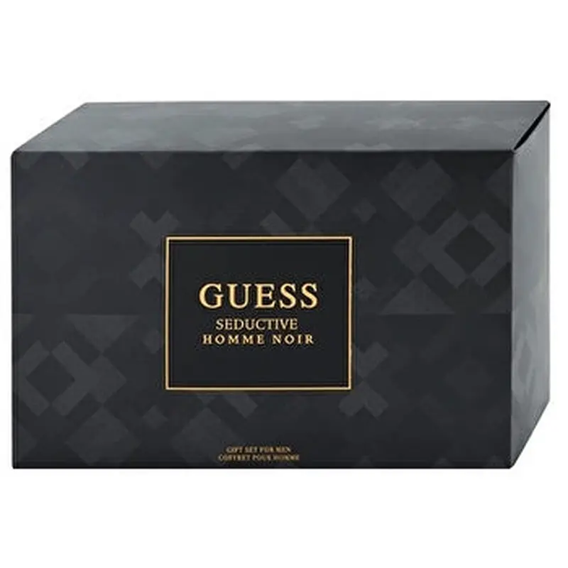 Guess Seductive Homme Noir Man Set Eau De Toilette & Sg & Body Spray 170g & Pouch 100ml
