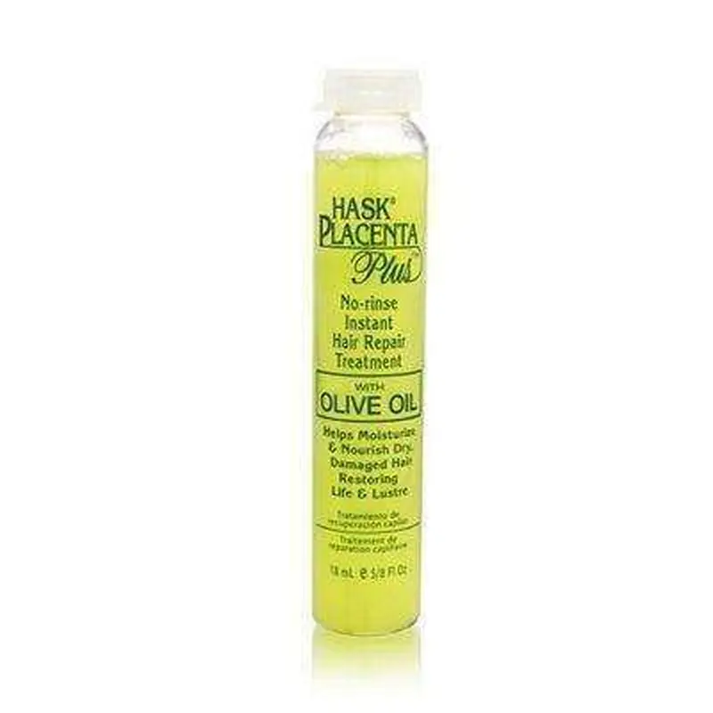 Hask Placenta No-Rinse Instant Hair Repair Treatment w/ Olive Oil