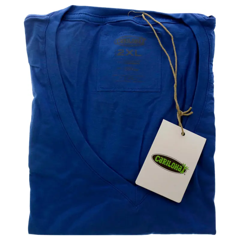 Cariloha Bamboo V-Neck Tee - Reef Blue by Cariloha for Women - 1 Pc T-Shirt (2XL)