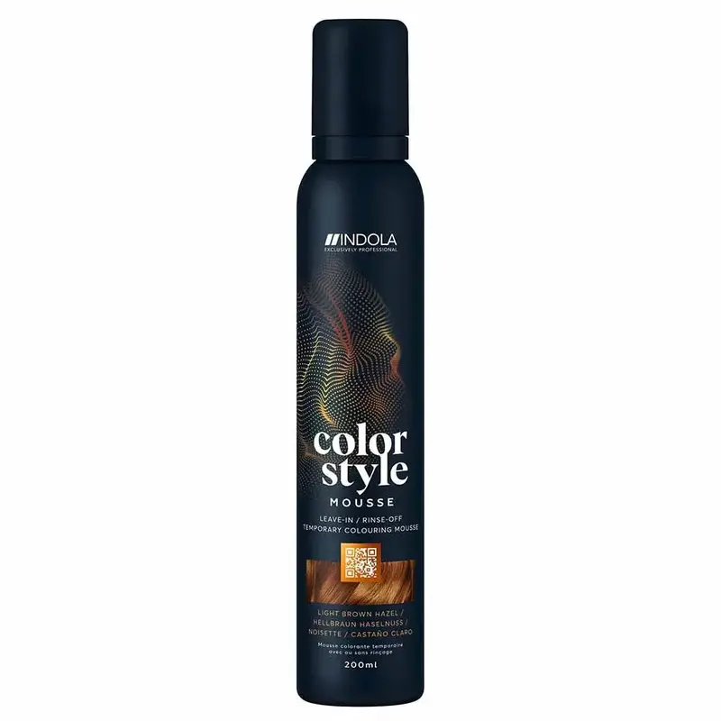 Indola Colour Mousse Light Brown Hazel 200ml