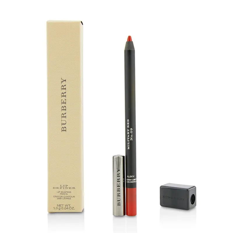 Burberry Lip Definer Lip Shaping Pencil With Sharpener - # No. 09 Military Red  1.3g/0.04oz