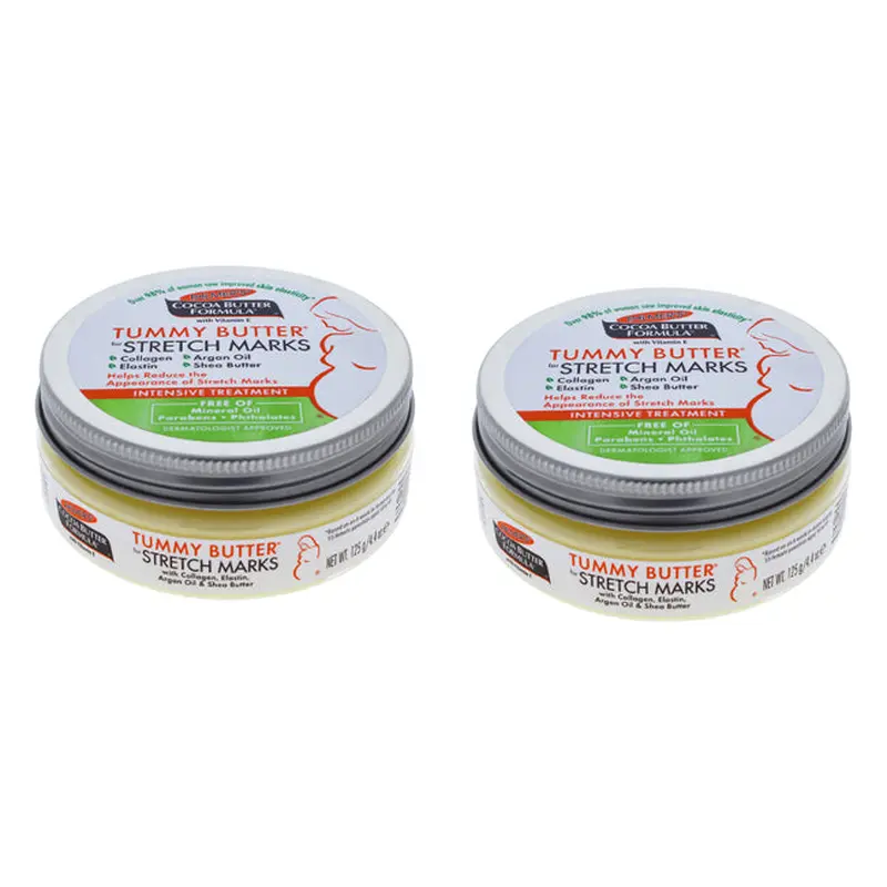 Palmers Cocoa Butter Formula Tummy Butter for Stretch Marks With Vitamin E - Pack of 2 by Palmers for Unisex - 4.4 oz Treatment