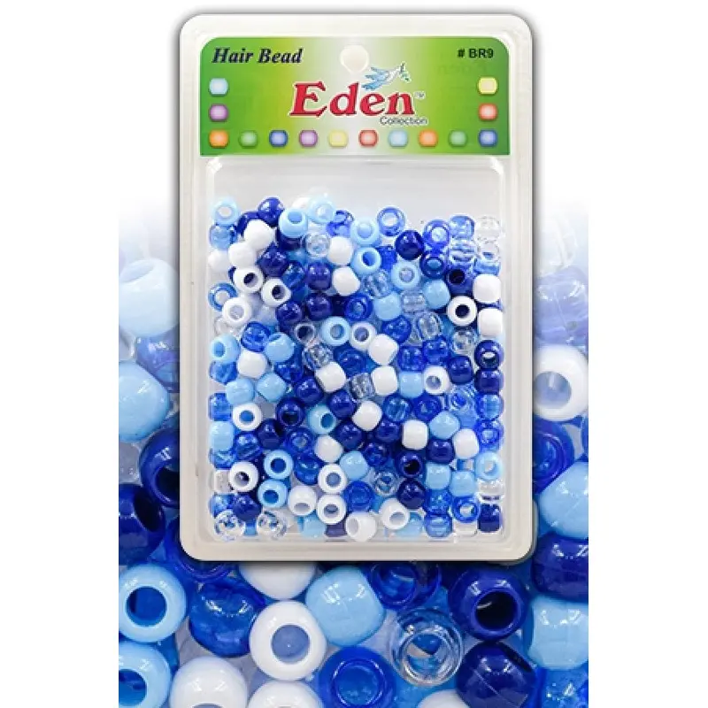 Eden Medium Hair Beads Jumbo Pack - Blue Tone #BR9B6