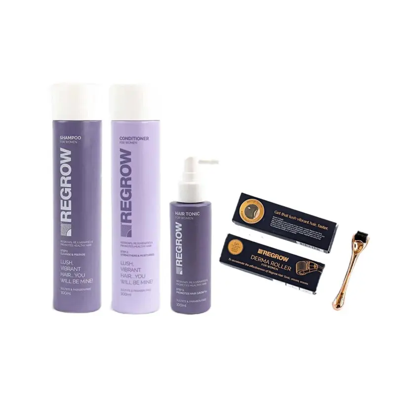 Regrow Hair Clinics Regrow Hair Clinics - Women?s 3 Months Hair Treatment 4pcs Set  Fixed Size