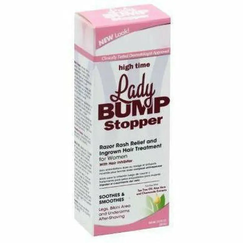 Lady Bump Stopper: High Time Razor Rash Relief/Ingrown Treatment 2oz