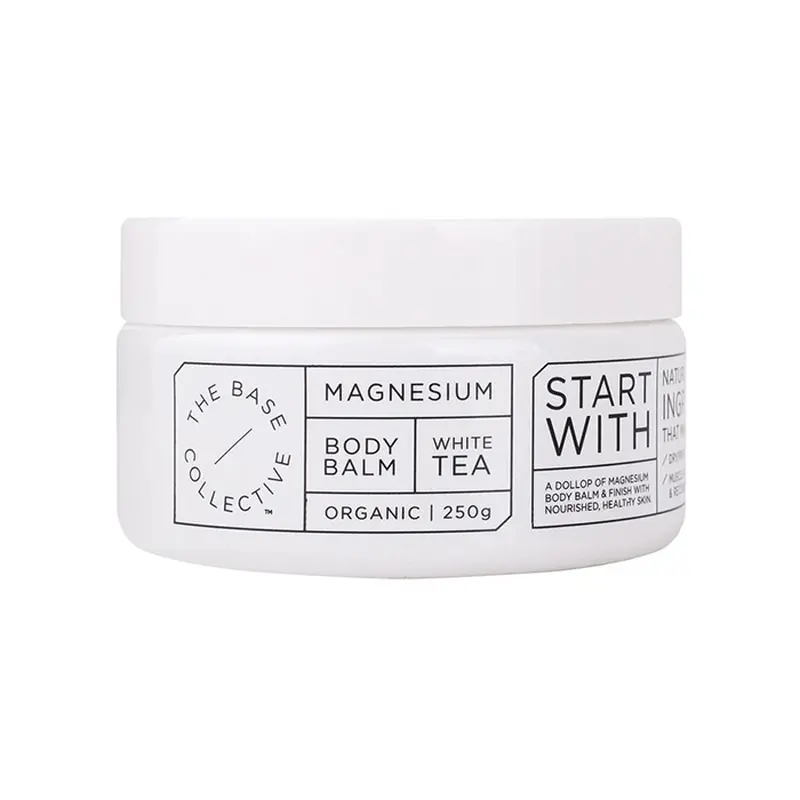 The Base Collective Magnesium + White Tea Body Balm 250g
