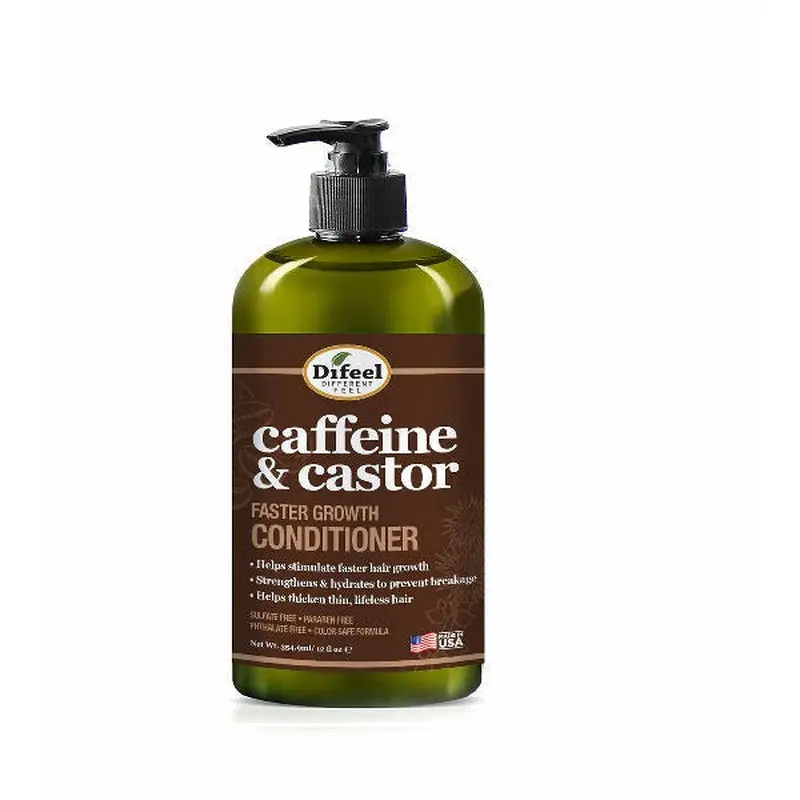Difeel: Caffeine & Castor Conditioner for Faster Hair Growth 12oz