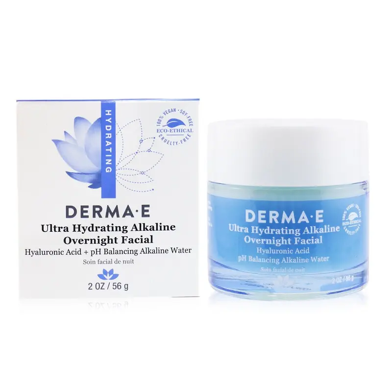 Derma E Hydrating Ultra Hydrating Alkaline Overnight Facial  56g/2oz