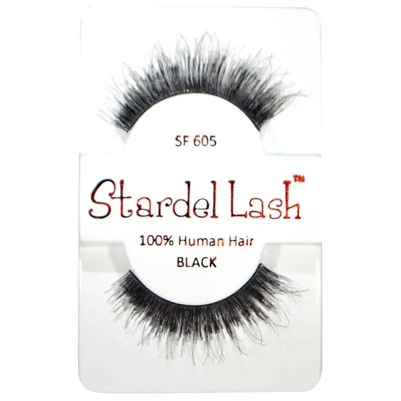 Stardel Lash 100% Human Hair Lashes - SF 605 Black