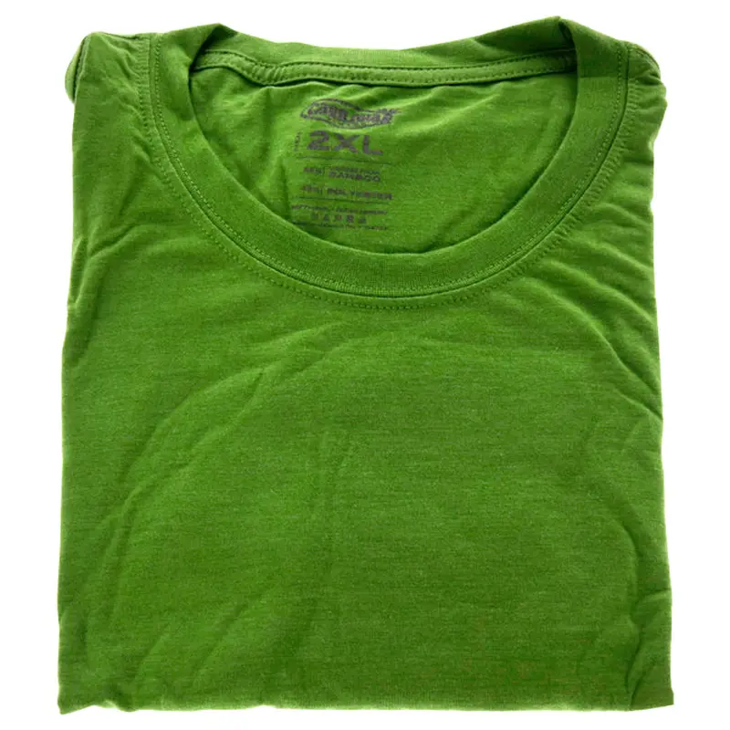 Cariloha Bamboo Comfort Crew Tee - Palm Green by Cariloha for Men - 1 Pc T-Shirt (2XL)